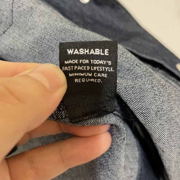 NWOT Larry Levine Blue Dark Wash Stretch Denim Jacket With Ruffles Size - S - Picture 10 of 11